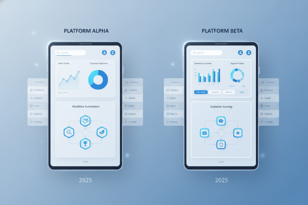 SalesNexus vs HubSpot comparison featured image